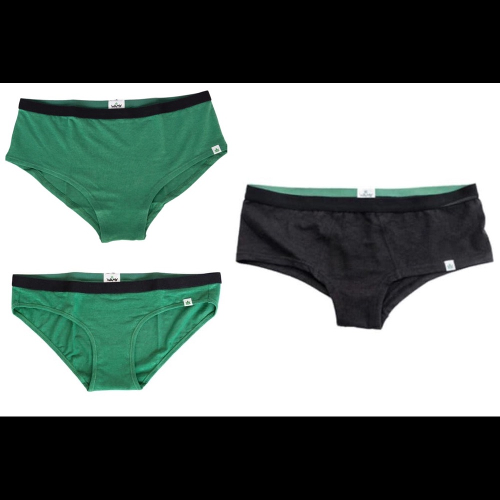 Brand new 3 pairs of Wama underwear, hipster & bikini, medium
